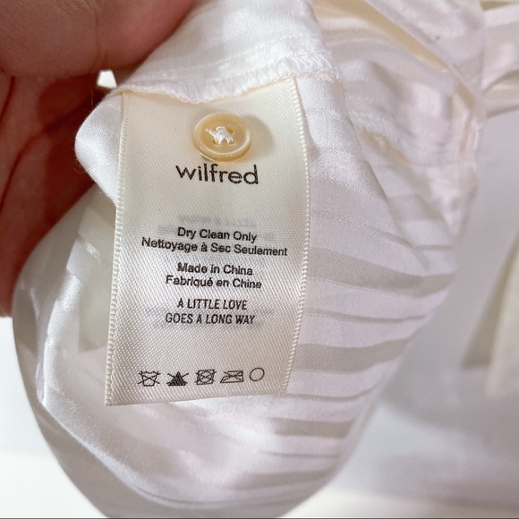 Aritzia Wilfred zellie shirt silk blouse - Picture 12 of 15